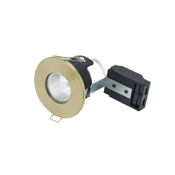 FIRE RATED MV/LV DOWNLIGHT GU10 - BRASS