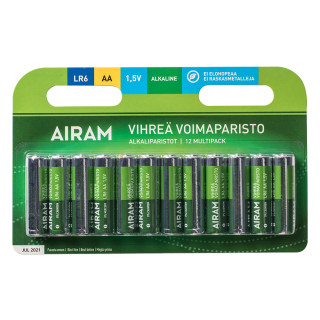 FUTURA BATTERI GP LR6 AA 1,5V 12PK 9471494 AIRAM