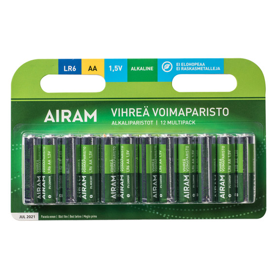 FUTURA BATTERI GP LR6 AA 1,5V 12PK 9471494 AIRAM