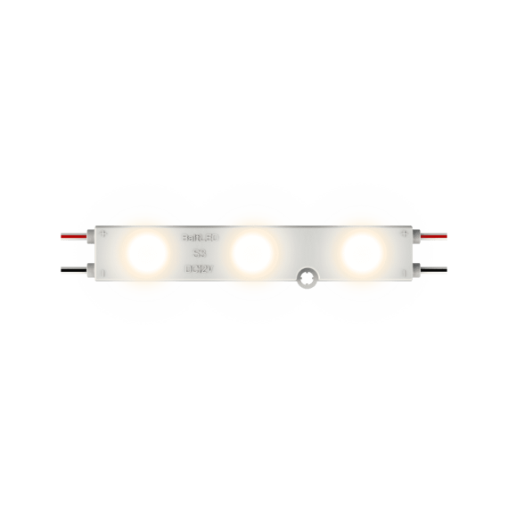 LED MODULES S3 1,5W12V 3000K 152LM IP67 160° 3M 30MM BALT