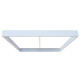 RAMME FOR LED PANEL 604X604X50 HVIT RAL9016 MATT GOLDEN