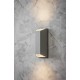 SALA 2S IP44 GU10 MAX 2X35W GRÅ OPP/NED 4116047 AIRAM
