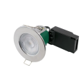 5W FIRESTAY SLIM INTEGRATED FIXED DOWNLIGHT CHROME - 4000K