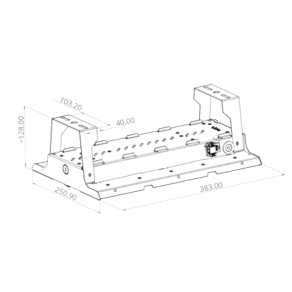 HB IP20 BRACKET 2PC/KIT M10 TUNGSRAM