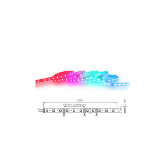 Smart LED Strip 12V 3,4W/m RGBTW 5m AIRAM