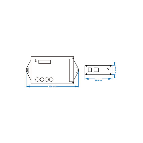 LED WIFI PROGRAMERBAR KONTROLLER RGBW 5 KAN 5-24V 20A GOLDEN