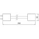 LINEAR MELLOMKABEL 0,25M 4118772 AIRAM