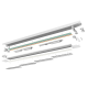 LEDMAX MULTI 60-120W/840 90° IP23 19000lm LIFUD 100't L80B50 IK08 IP23 PMMA HVIT 1470MMGOLDEN