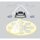 CELEST v2 8W/920-930 DTW COB HVIT 800LM 36° 230V Ø83 UNOTILT TRIAC 50'T 707400 GOLDEN