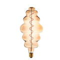 Aztex 4W LED CRI90 Vintage Soft Coil Tower Bubble Dimmable - ES, Amber, 2200K BELL