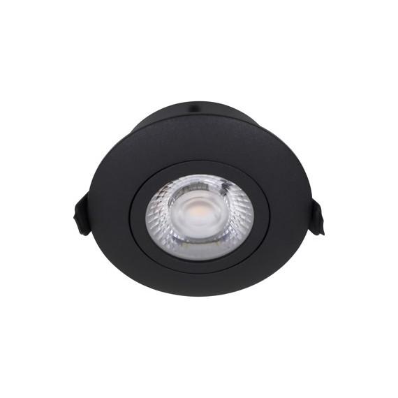 DOWNLIGHT LOW PROFILE 6W/DTW TRIAC DIM Ø83 SORT ELN:3250989 NORDTRONIC