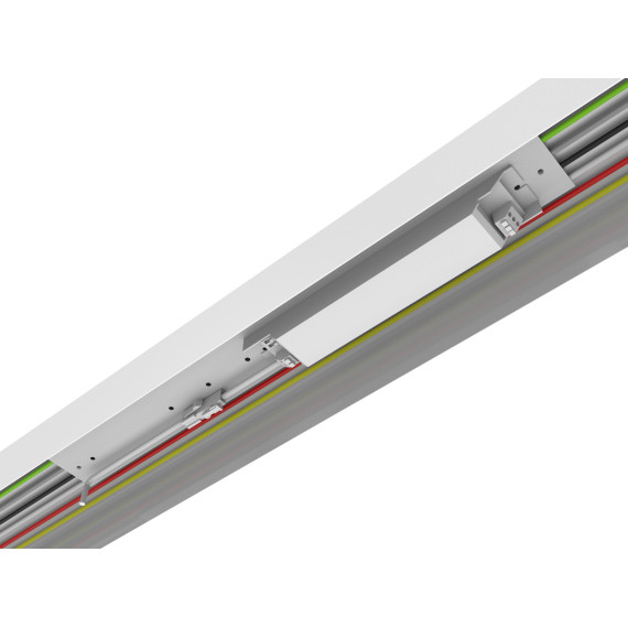 LEDMAX MULTI 60-150W/840 90° IP23 24000lm LIFUD 100't L80B50 IK08 IP23 PMMA HVIT 1470MM 500615 GOLDEN