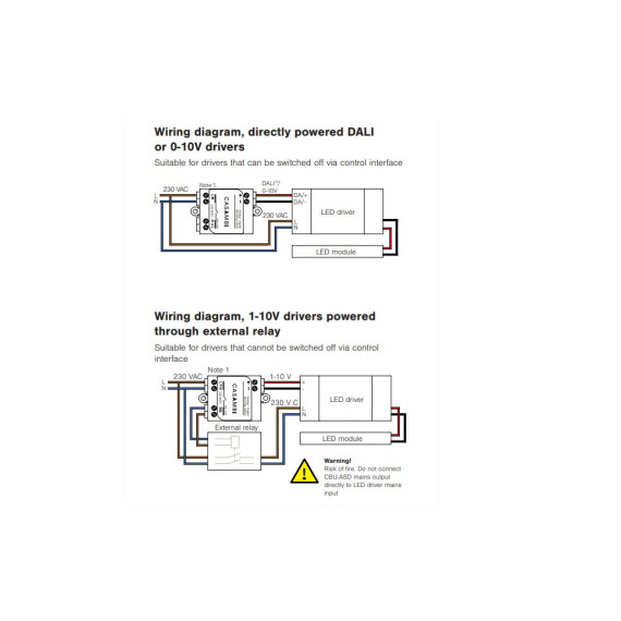 CASAMBI CONTROLLER LONG RANGE 0-10V/DALI  BLUETOOTH CBU-ASD-LR