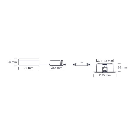 RCS 2.0 resirkulert plast downlight