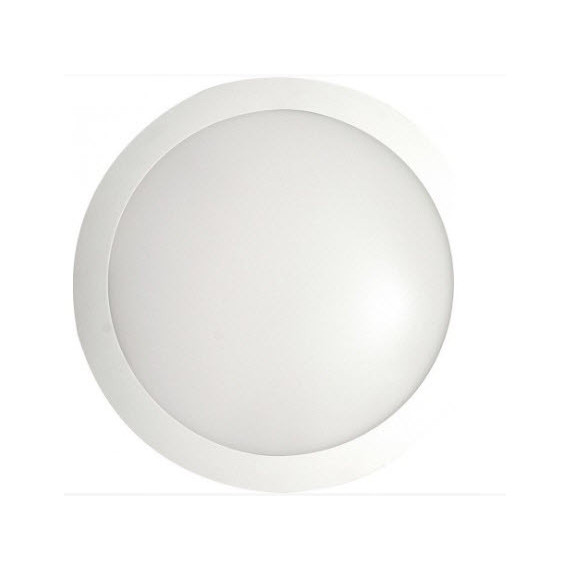 LED PLAFOND INDUS 13,5W/830 HVIT 1460lm Ø295 PMMA IK08 IP65 1024019 NC