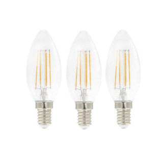 LED FILAMENT MIGNON 4,5W/827 470LM E14 3-PAKK DIM C35 9410713 AIRAM