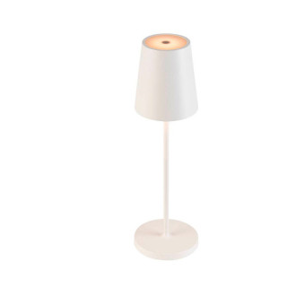 VINOLINA TWO BORDLAMPE OPPLADBAR 2W 10H Ø11CM MED SKJERM HVIT 2200/2700/3000K TOUCH 1007692 SLV