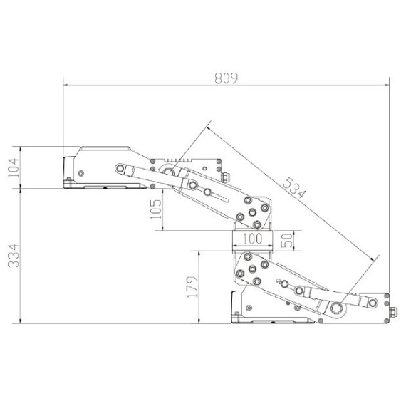 FLOOD LUX SP 480/840 64000lm 40x130° LUMILED INVENTRONICS BRAKETT 500648 UNO