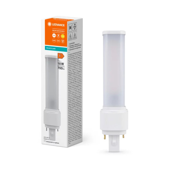 DULUX LED D18 EM AC 7W/830 700lm G24D-2 1/10 LEDVANCE