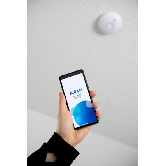 TRÅDLØS RØYKVARSLER SMART HOME MED TELEFONVARSLING 7126609 AIRAM