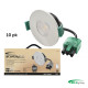 10pk 4W/6W FIRESTAY DUO LED CCT FAST DWL 3/4/6000K 60° Hvit ELNR 3252186 BELL