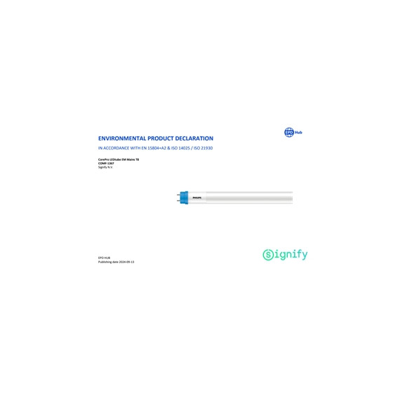 COREPRO LEDTUBE (58W) 25,9W/840 T8 1500MM UO 3833421 SIGNIFY