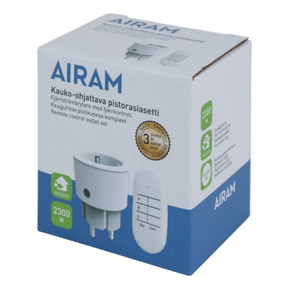 WIRELESS SOCKET KIT 2300W IP20 FOR 2442700 AIRAM