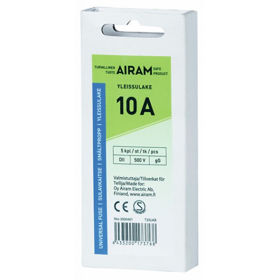 UNIVERSAL FUSE 10A 5-PACK  AIRAM