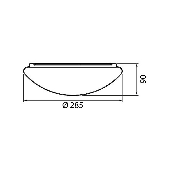 BRUNO 285 IP44 14W/830 1400LM L70B50 100'T ACO WH 4289689 AI