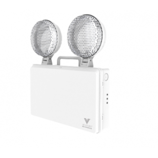 LED EMERGENCY TWIN SPOT 3,2W IP20 >3H 385LM 60° EMG014 NØDLYS VENTURE